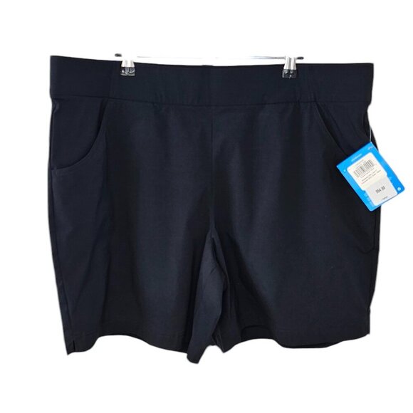 Columbia Womens Anytime Casual Shorts Size XXL Black UPF Omni Shield NWT - Picture 1 of 7